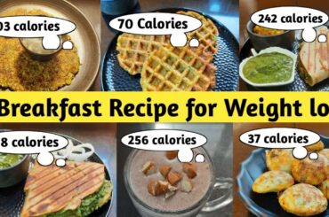 6 Breakfast Recipes for weight loss | high protein Breakfast | Breakfast Recipes | Healthy Breakfast