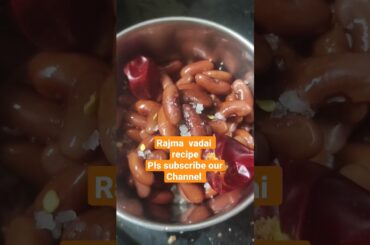 Rajma vadai healthy snacks recipe #snacksrecipes #rajmavadai #homemaker