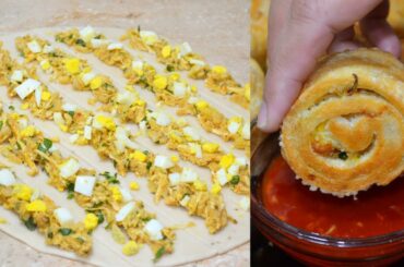 Evening Snacks || Chicken Samosa roll | Ramadan special Recipe || Potato egg rolls || Healthy snacks