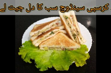 Crispy Sandwich Recipe By National Cuisine | Potato Snacks Quick and Healthy Breakfast #delicious