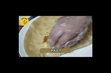 Healthy Breakfast Recipe Chicken cheese wraps #shortvideo #shorts