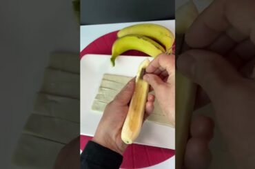 Banana chocolate puff pastry at home | Quick dessert ideas | Simple snacks recipes #shorts