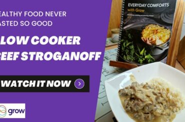 How to make  a great Slow-cooker Beef Stroganoff - from Everyday Comforts with Grow