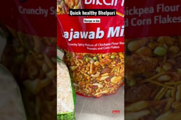 Healthy Delicious and Nutritious Snack Recipe Indian Bhel Puri