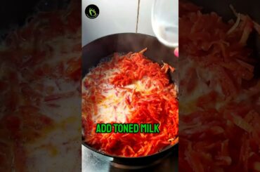 Low calorie gajar halwa |Healthy carrot pudding #shorts #ytshorts #halwa