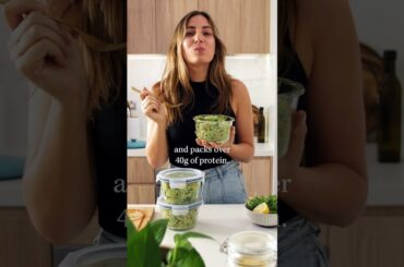 SuperGreen High-Protein Pasta Recipe #healthyrecipes