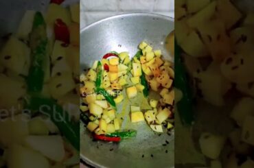 Turai aloo fry |#healthy #diet #food #breakfast #turai #turaikisabji #nasta|@letssuper1|Let's SUPER