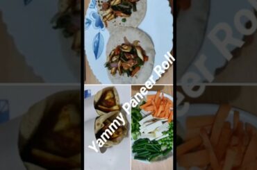 Yammy Paneer Roll | Best Panner Roll | Viral Video | Peu's Healthy Recipes #shorts #youtubeshorts