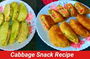 Cabbage Recipe | Healthy Cabbage Roll Recipe |Snacks Recipe |  Farah with kitchen