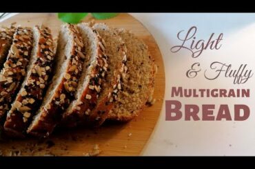 Bake your own bread at home/Light & Fluffy Multigrain whole wheat bread