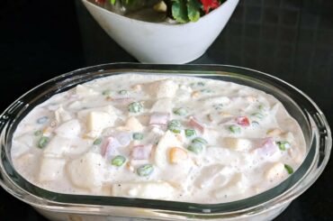 Russian Salad Recipe - How to make russian salad - Healthy Salad #shorts #shortvideo #youtubeshorts