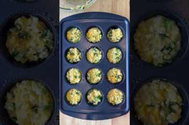 How to Make Hungry Girl’s Kale & Cheddar Egg Bakes Recipe // #shorts