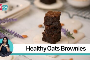 No Flour No Sugar No Butter Healthy Oats Brownie Recipe | Healthy Brownie Recipe | Healthy Sweets