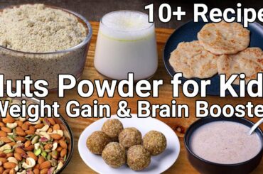 10+ Recipes using Nut Mix Powder for Weight Gain - Kids & Toddlers | Protein Powder for Weight Gain