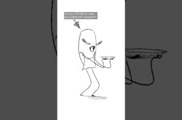 are you trying to make this a healthy sandwich? (animated short) @kevinjthornton