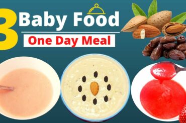 3 Quick Breakfast, Lunch & Dinner Recipes For Baby I Healthy Baby Food I 6 To 12 Months