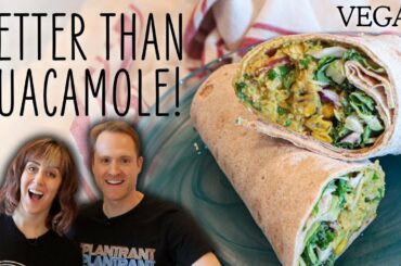 Healthy Chickpea Wrap in 5 Minutes!