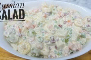 Russian Salad recipe||Best Healthy and tasty salad|| Best for parties||