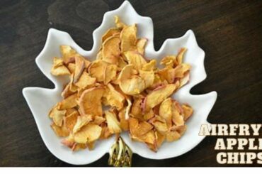 Apple chips recipe in Airfryer|how to make apple chips|Healthy snacks recipe in Airfryer|AIrfryer