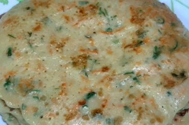 Egg & Carrot Pancake / Supar Healthy Pancake /Dinner Recipe / How to make Carrot pancake