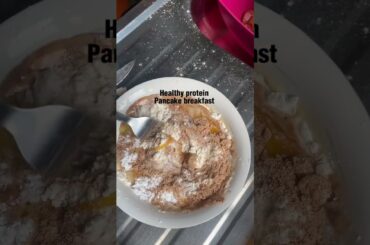 healthy pancake breakfast #shorts #healthyrecipes #healthylifestyle #pancake