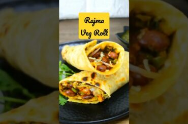 Healthy & Tasty Rajma Veg Roll | Lunch Recipes | Cook Bake Shake | Shilpika Thakur #shorts #ytshorts