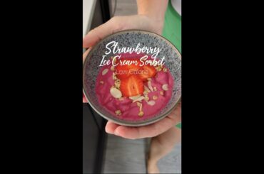 Wait what?! A HEALTHY Low Calorie Ice Cream in less than 2 mins! #shorts