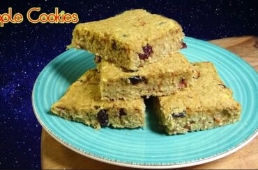 Not Sugar needed! Cookies with Apples No eggs! Low calorie recipe
