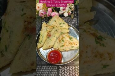 No Bread Rava Sandwich| Healthy Tasty 10 Min Breakfast Recipe #shorts #youtubeshorts #vairal