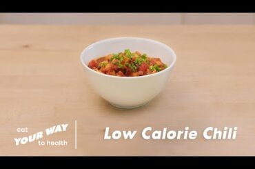 Low-Calorie Vegan Chili #recipe #veganrecipe