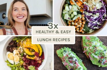 Make Lunch with me | 3x Healthy & Easy Lunch Recipes | Sanne Vloet