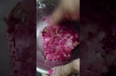 Healthy Beetroot sweet potato tikki | Healthy breakfast recipe | Tiffin Recipe #shorts #youtubeshort