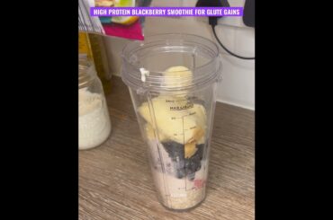 High Protein smoothie For Healthy WEIGHT | GLUTE Growth recipe