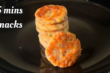 Bread Patties in 5 mins | Healthy bread parties | Bread Cutlet | Bread snacks | Healthy snacks kids