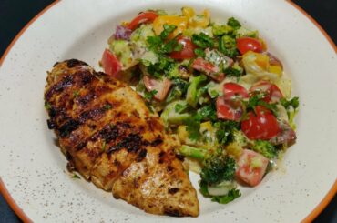 Grilled Chicken Salad | Easy Chicken Salad Recipe | Healthy Salad Recipe | Cook With Vasu
