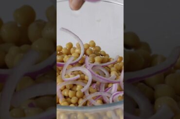 Healthy and Delicious Chickpea Salad Recipe #short #shorts #youtubeshorts