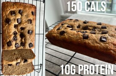 High Protein, Low Calorie Banana Bread Recipe