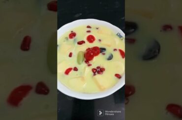 CUSTARD FRUIT SALAD RECIPE||SUMMER SPECIAL RECIPES||HEALTHY FRUITS MIXED SALAD RECIPE