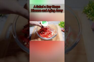 Healthy Salad Recipe for Weight Loss #shorts #youtubeshorts #salad