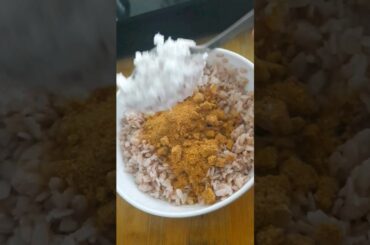 Red poha (aval) snacks/Healthy evening Snack Recipe for kids#ytshorts