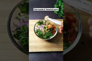 Weight Loss Recipe|Healthy Snacks Recipe|White Chana Chat|#shorts #healthysnacks #weightloss