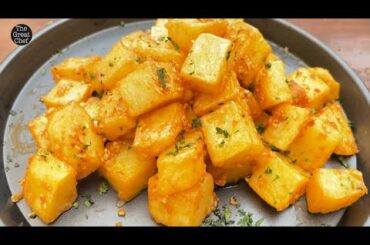 Crispy Potato Bites Recipe with Garlic Butter! Potato Recipes ! by The Great Chef