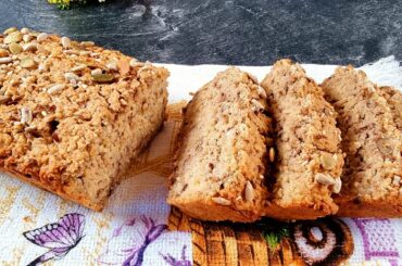 No Flour, No Yeast! Healthy Oats Bread Recipe! Easy and Gluten free!