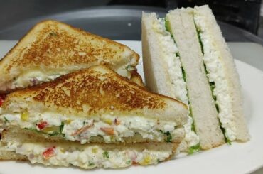 Street Style Egg Sandwich Recipe | Egg Cheese Sandwich | Easy Breakfast Recipe | Chef Ashok