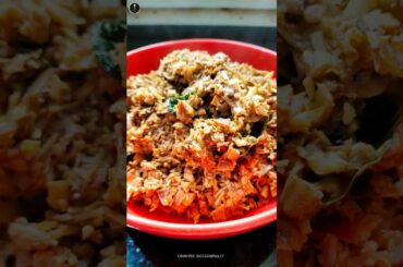 #shorts | Dinner recipe | banana heart fry | banana stir flower recipe | #dinnerrecipe