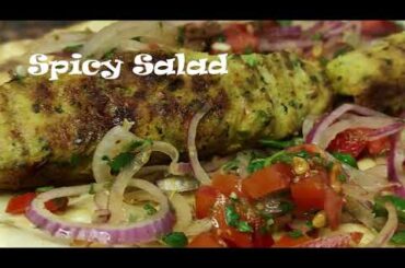 Healthy salad recipe at home | Restaurant style salad | Spicy salad