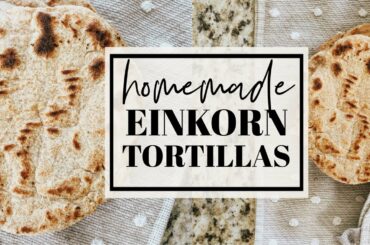 HEALTHY, HOMEMADE, EINKORN TORTILLAS | How-To & Recipe | Becca Bristow