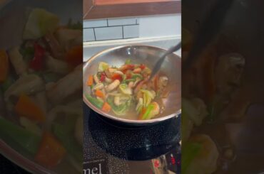 Stir Fry Vegetables with Shrimp/ Lunch ideas/ dinner ideas/ healthy recipes #4k #livinginsouthkorea