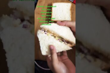 Healthy sandwich | quick recipe | Breakfast recipe #shorts #viral #viralvideo #shortsyoutube