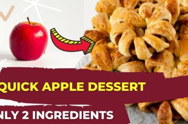 EASY AND HEALTHY RECIPE:  10 minutes to make APPLE DESSERT